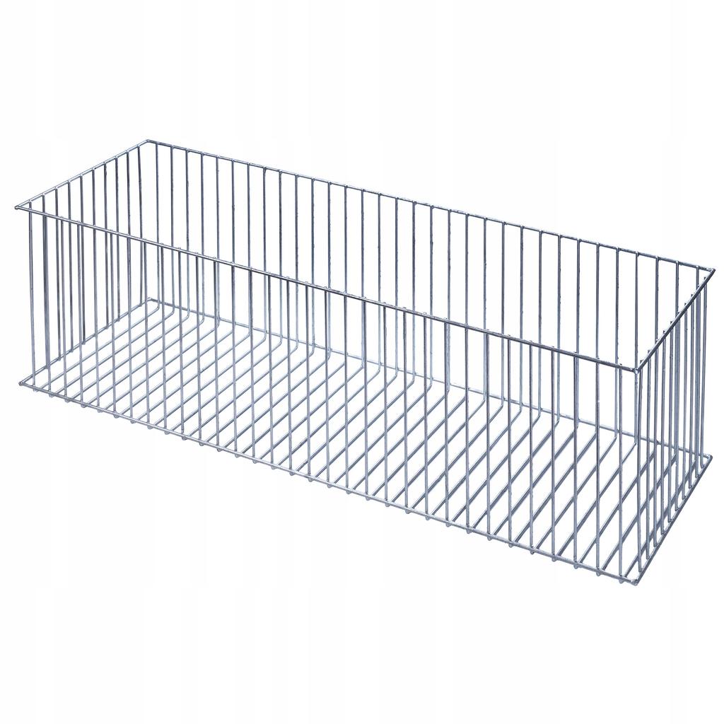 KADAX Gabionový květináč, gabionový kryt z oceli, pro květiny, kamenná zahrada, venkovní