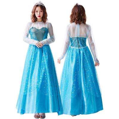 Regina delle Nevi Halloween Principessa Taglie M e b988 [monoii] Vestito, Costume, Cosplay, Adulto, L,