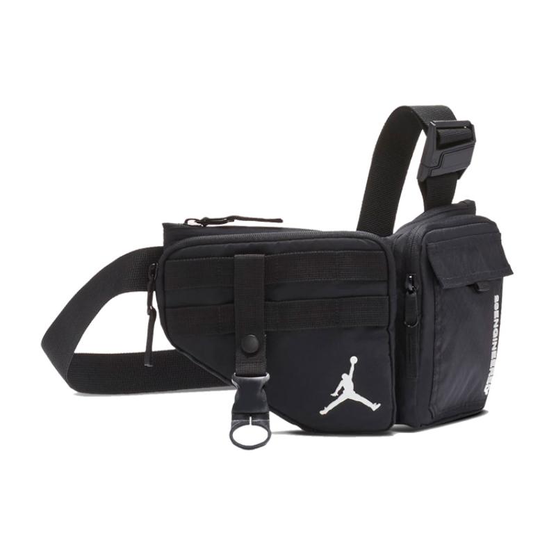 Jordan Polyurethane Crossbody Bag, Sling Bag, Fanny Pack Regular Unisex Black Jordan DQ8726-010
