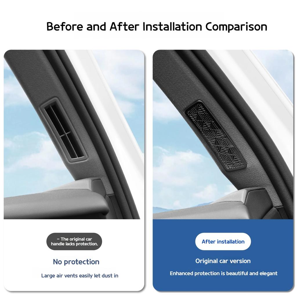 For BMW 5 series i5G60 2025-2025door A pillar air conditioner out of trend protective cover decorative sticker interior products