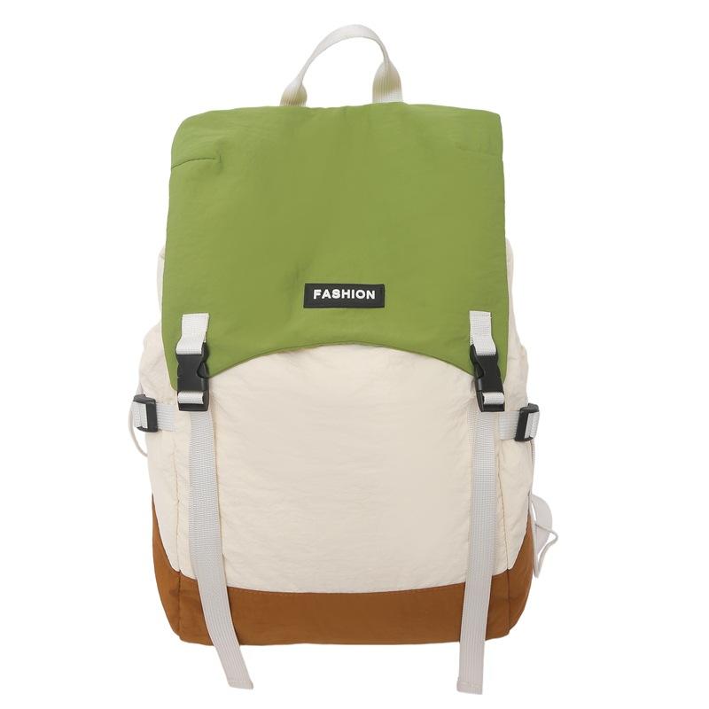 New Versatile College Student School Bag Lightweight Nylon Casual Backpack Travel Backpack