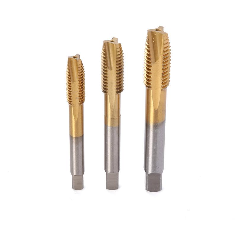Titanium-Plated Spiral Flute Machine Tap M2-M30