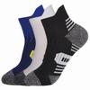 Men's Cross-Border Low-Cut Sports Socks - Sweat-Absorbent, Odor-Resistant, Ideal for Cycling, Marathon, Running