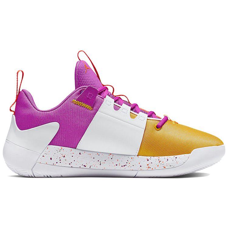 Air Jordan Zero Gravity Amarillo Purple Men Sneakers Orange White Amarillo-Yellow-Cone-Orange-Bright-Purple AT4030-157