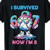 I Survived 67 Now Im 8 Years Old Baseball Boys Girls T-Shirt Funny