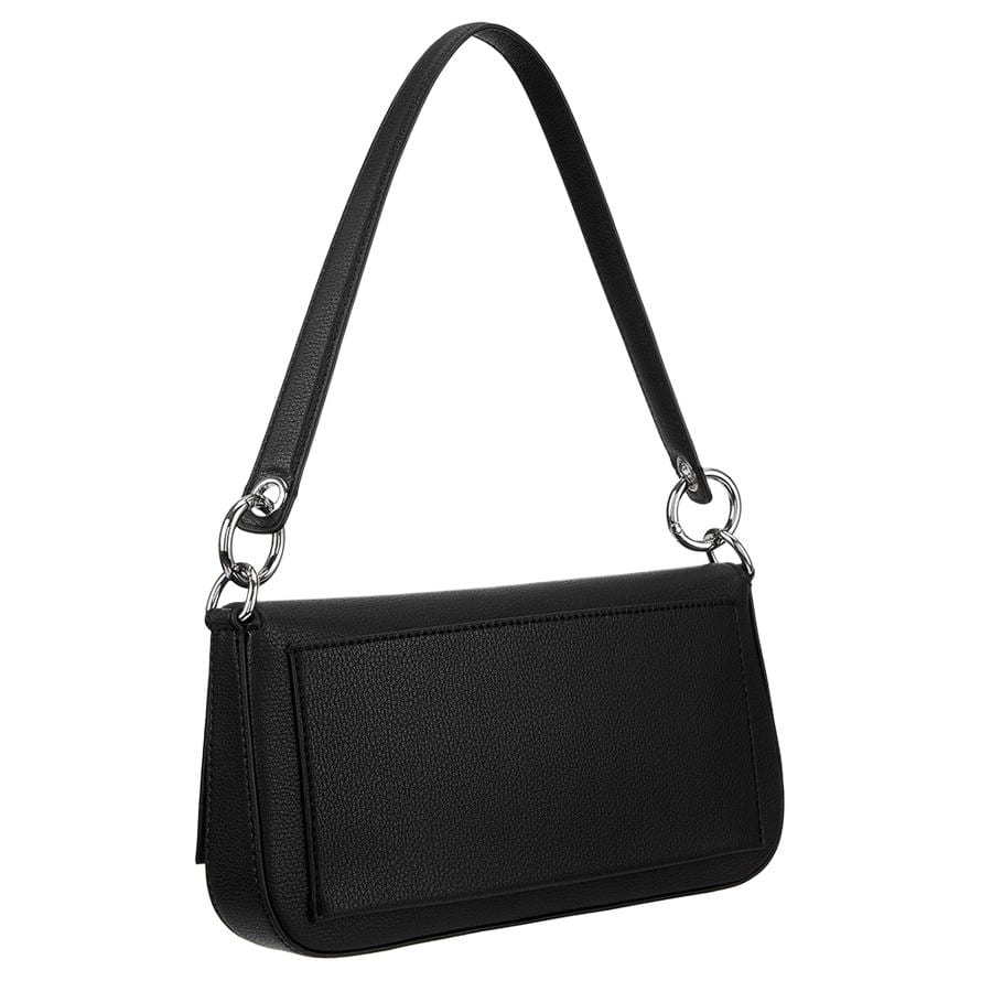 Calvin Klein Synthetic Material Baguette Bag, Shoulder Bag, Handbag, Crossbody Bag, Shoulder Bag Women's Black DH3458-001