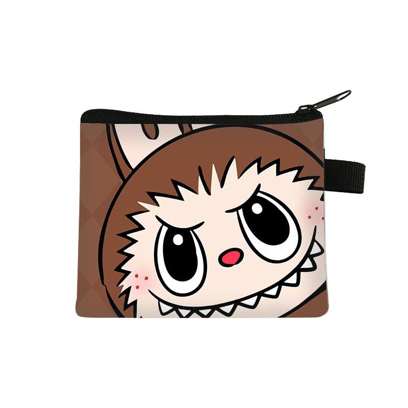New Labubu Children's Coin Purse Student Cartoon Bag Trendy Mini Storage Bag