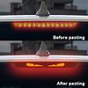 Precisions Cut Rear Lamp Decal Carbon FiberSun Protection Adhesion Car Decal Upgrades Brake Light Sticker