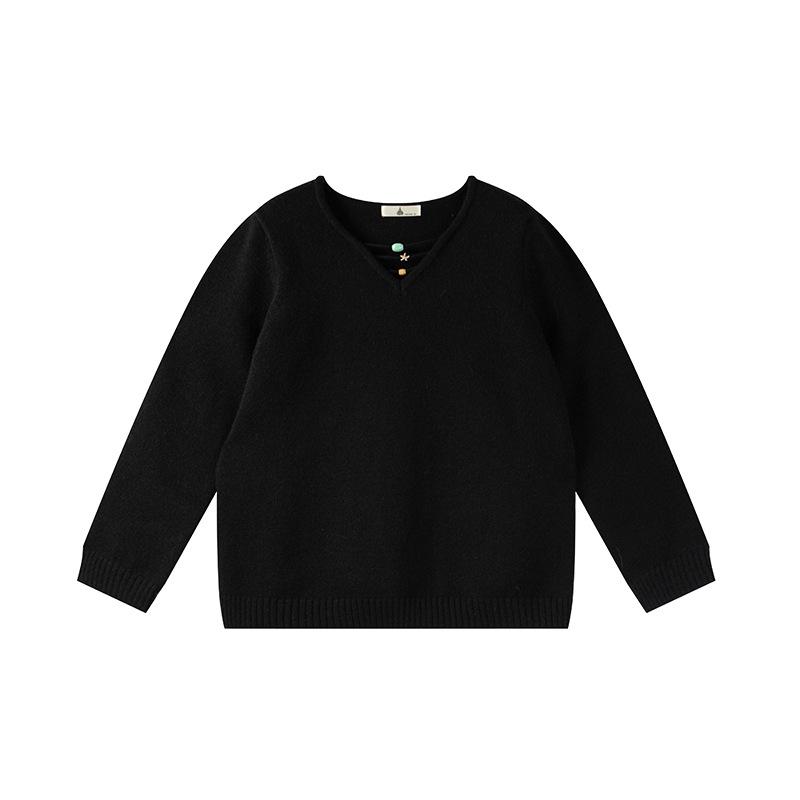 

Shuangtian 2025 V-Neck Plus Size Knit Sweater for Women - New Winter Arrival F726 2XL