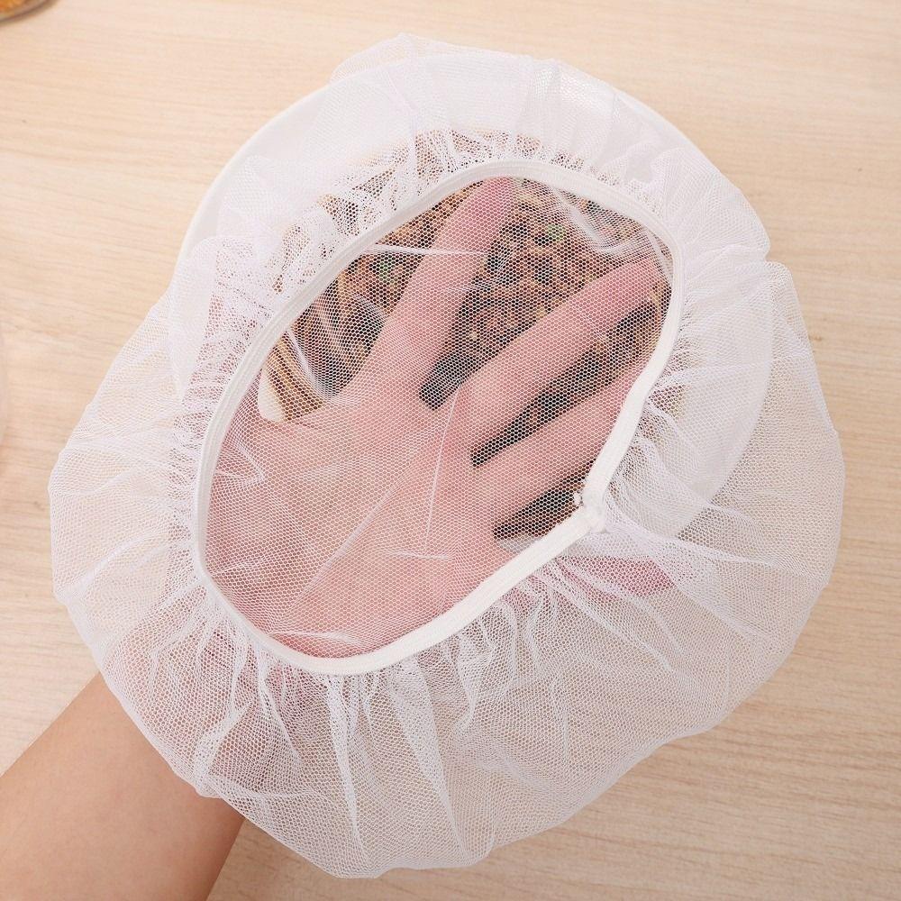Anti-fly Insect Food Cover Foldable Mesh Cover Durable Fan Cover  for Food Barrels Sauce Jars
