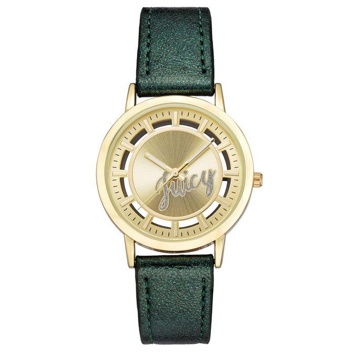 Montre - Juicy Couture - JC1214GPGN - Cuir - Quartz - 36mm