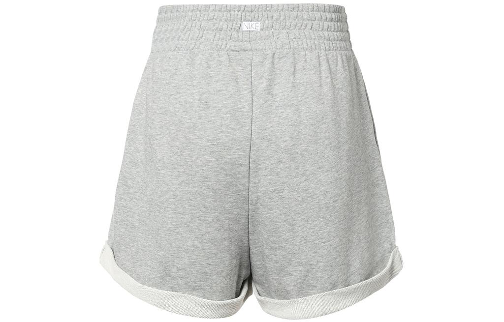 Nike Sports Shorts Women's Gray Moderate Knitted Shorts CZ8227-063
