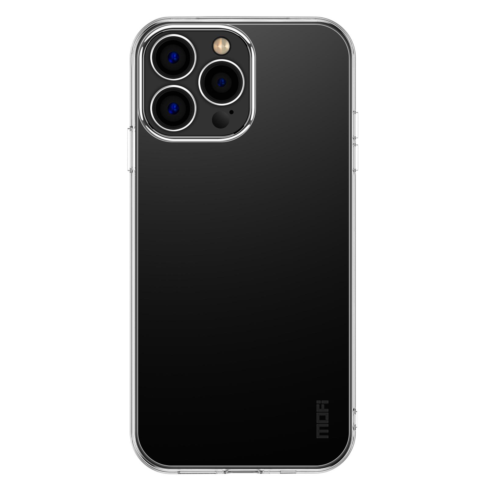 

MOFI For iPhone 14 Plus 6.7 inch Anti-scratch Slim TPU Cover Transparent Mobile Phone Case A