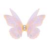 50Pcs 3D Organza Fabric Butterfly Appliques Double-layer Translucent Chiffon Butterfly Embroidered Patches Gradient Color
