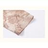 Women Light Green Floral Embroidery Bow V Neck Three Quarter Sleeve Elegant Blouse