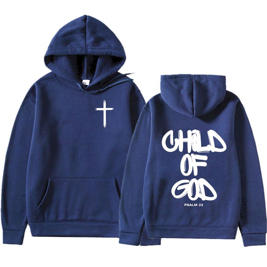 Ghod of God Bible Christian Religious Jesus Graphic Print Hoodie Mens Pop Clothing Oversized High Quality Sweatshirts Streetwear