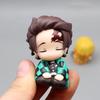 4pcs Demo Slayer Gk Kamado Tanjirou Nezuko Edition Shoulder To Sleep Desktop Decoration Model Children ToyGift Q Kid Friendly Entertaining Fun Play