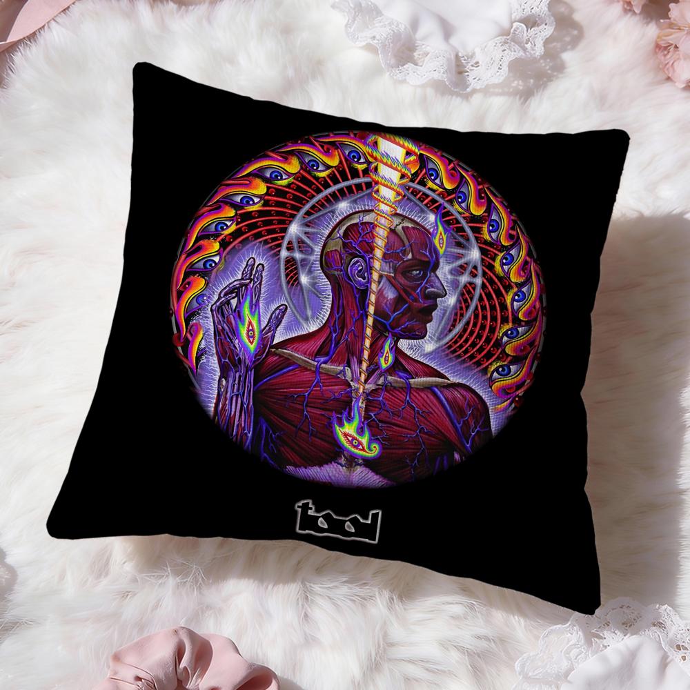 Copricuscino Banda Rock T-Tool Comfort Premium Copricuscino Reversibile - Design Due in Uno per Qualsiasi Stanza e Interno Auto