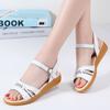Women's sandals Mom sandals soft-soled casual flat-soled comfortable deodorant medium and old women's shoes breathable