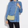 New COACH Teri Cow Leather Handbag, Shoulder Bag Medium Size Women's Lime Green CA240-SVM97