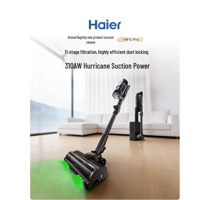 

Haier AI Smart Self-Emptying Wireless Vacuum Cleaner HSC-SA601D - 310AW Strong Suction Handheld HSC-SA601D