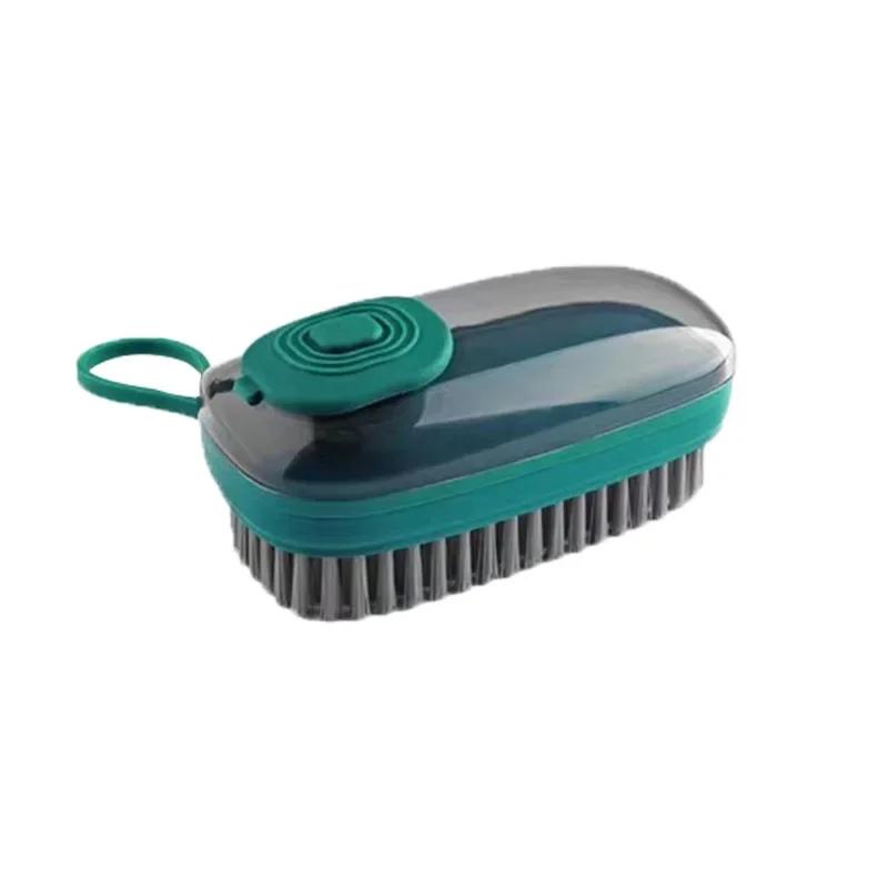 Automatic Liquid-filled Washing Brush Clothes & Hats Cleaning Brush Multi-functional Household Washing Brush Supplies