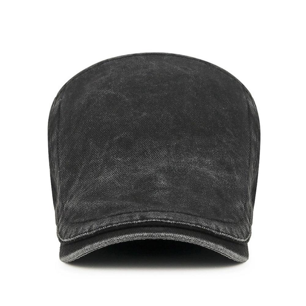 Hot Sale Vintage Painter Beret Unisex Fashion Flat Visor Cap Casual Autumn Retro Cotton Solid Newsboy Hat Summer Adjustable