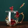 Creatieve Licht Luxe Emaille Waterglas Set voor Stijlvolle Woonkamer