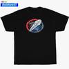 New CSR FalconX Dragon SpaceX Logo Black/Navy/White/Grey Men's T-Shirt S-5XL