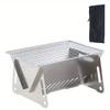 Durable Stainless Steel Charcoal Stove – Portable Folding BBQ Grill, Perfect for Camping & Outdoor Picnics