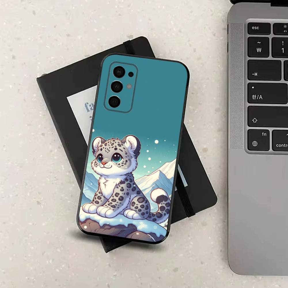 Cool Leopard  For Samsung Galaxy A73,31,8,9,52,J7,22,Note,72,41,71,53,32,Soft Black Silicone Cover Case