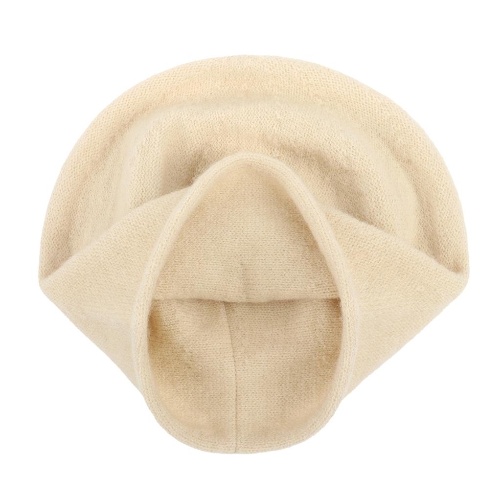 Podzimní zimní čepice pro ženy Teplý velký obvod hlavy Studená čepice Pletené vlněné pulovry
