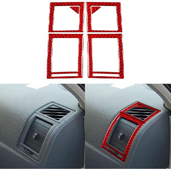 Real Premium Soft Carbon Fiber Interior Accessories Sticker Compatible with Chrysler 300 300C 2005 2006 2007 Car co 2006 Pilot Side Glove Box Storage
