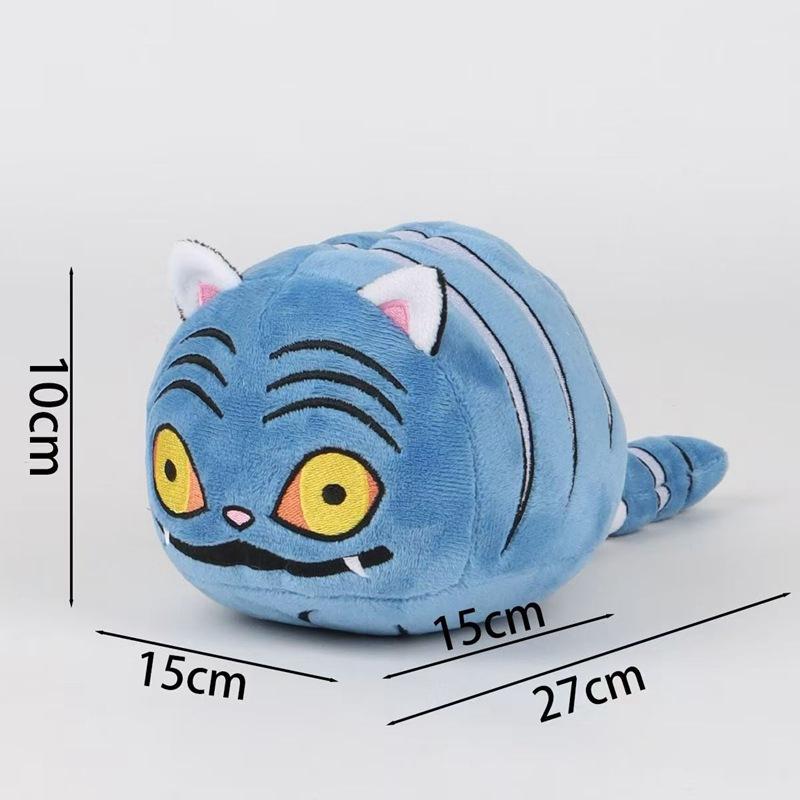 Kawaii Kpop Demon Plush Tiger Keychain Cute Hunters Movie Cosplay Props Child Hanging Decoration Animal Ornaments