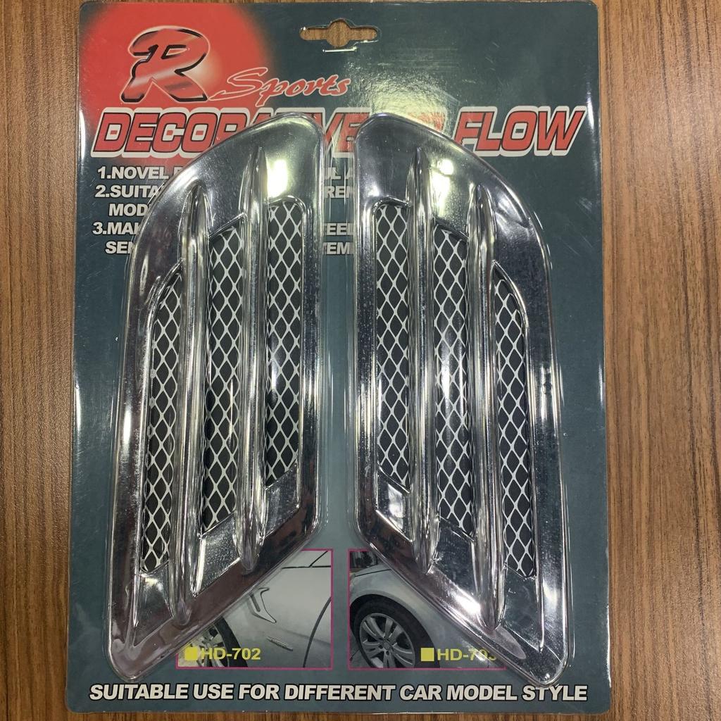 Car Decoration Shark Gills Side Fake Air Inlet Decorative Strips Car Modified Air Inlet Simulation Vents