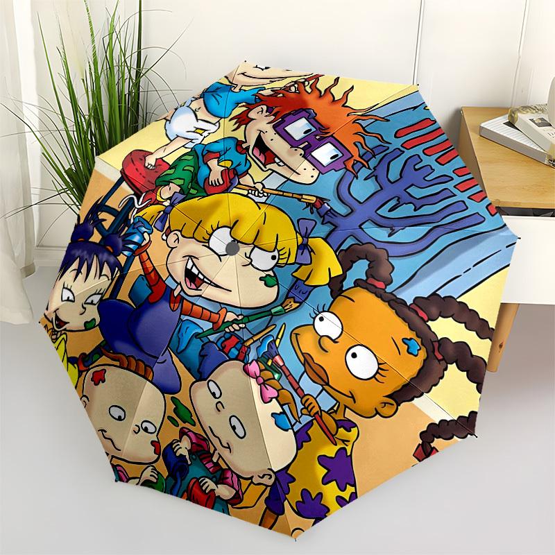 

Cartoon Characters Automatic Opening and Closing, 8 rib Structure Portable Umbrella, Suitable for Men and Women in All Seasons Perfect Gift