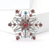 Spille a Fiocco di Neve con Strass di Lusso alla Moda per Abbigliamento da Donna Cappotto Accessori Gioielli Regali