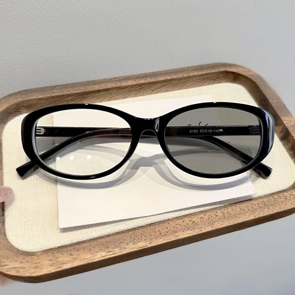 Small Frame Cat-Eye Photochromic Myopia Glasses Outdoor UV-Protective Goggles Anti-blue Light Turn Grey Minus Diopter Eyeglasses