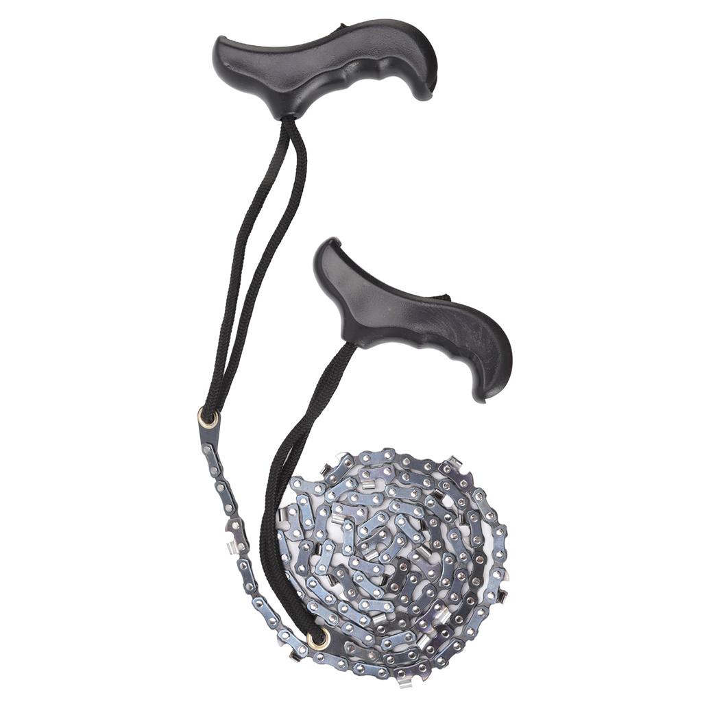 48in Hand Chain Saw Pocket Folding Survival Chain Saw Camping Logging Garden Pruning Tools 64 Links