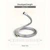 1pc Large Water Outlet Handheld Shower Head -5 Adjustable Water Flow Modes, Water-saving Design, Easy To Install, Bathroom Hardware Accessories