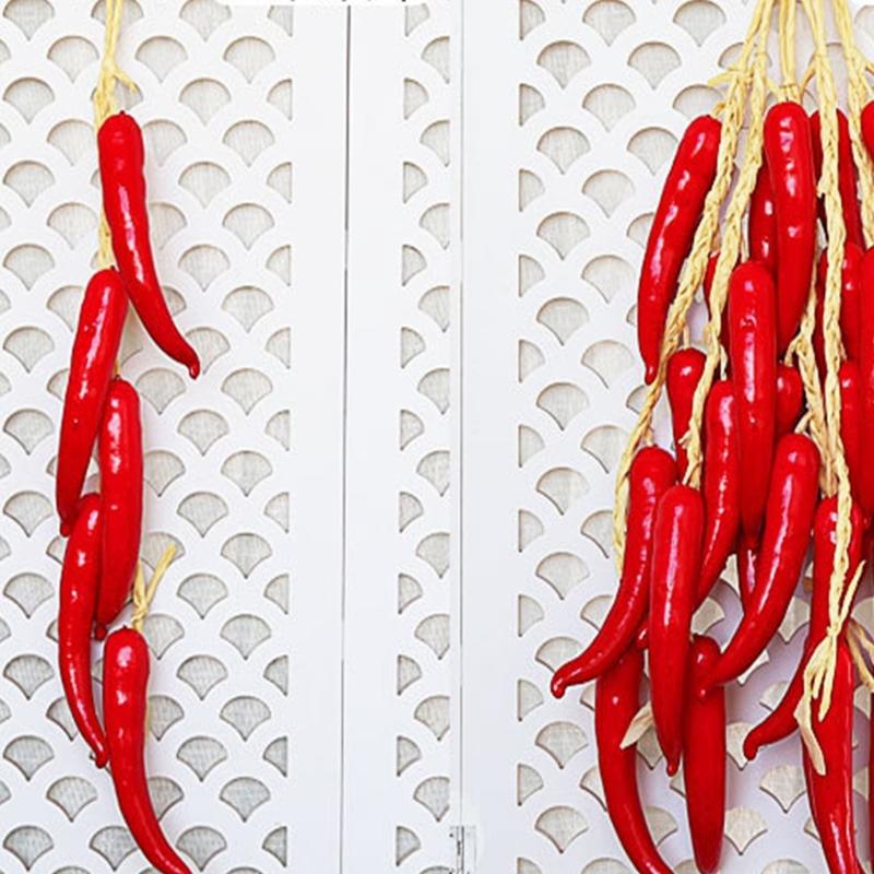 Artificial Vegetable Fruit String Vine for Home Wedding Garden Decoration Hanging Garlands Wall