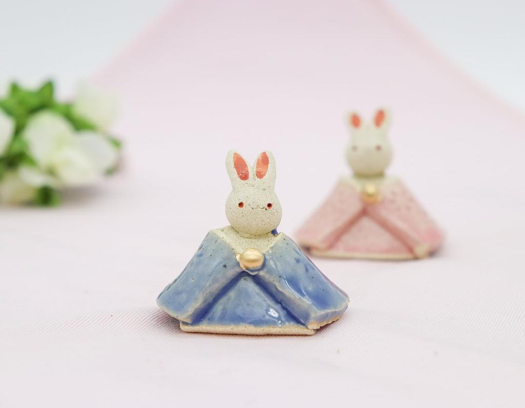 Craftsman House Hina Small Hina Doll Decorations Dolls, Rabbits,