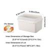 Practical Plastic Toast Box Sealed Fresh Keeping Bread Storage Box with Lid Vegetable Fruit Storage Container Kitchen