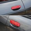 2pcs Door Handle Trim Cover Decoration Bezels for Dodge Challenger 2012- Red
