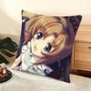 Higurashi When They Cry Cushion Cover Soft Short Plush Pillow Cover Smooth Cozy Texture Aesthetic Cushion Case Home Decor