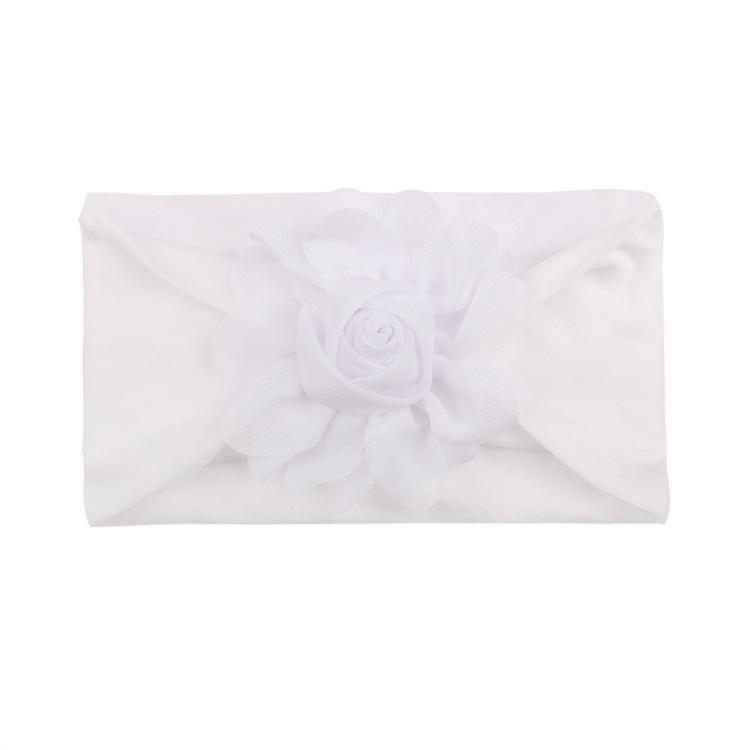 New Children's Hair Band Rose Bract Nylon Soft Elastic Combination Baby Hair Band Baby Hair Accessories Wholesale