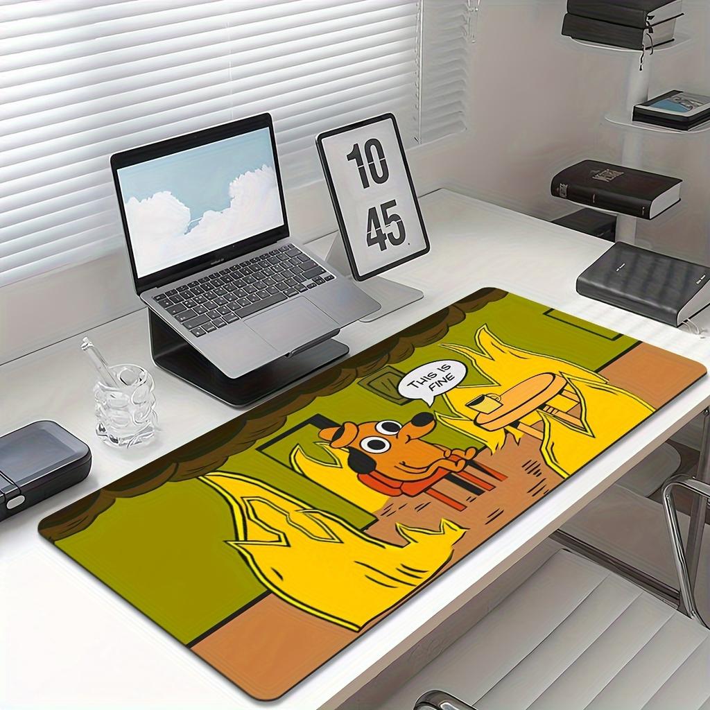 VIKAMA Cartoon Animation Mouse Pad Non-slip Waterproof Desktop Pad Computer Desk Pad Office Mat