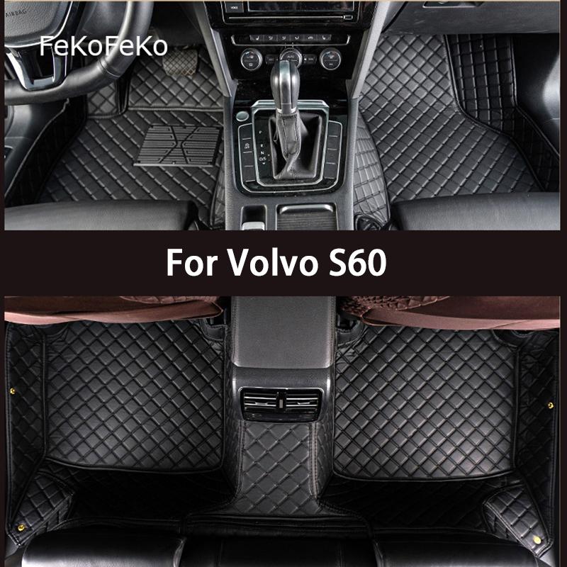 

FeKoFeKo изготовленные на заказ автомобильные коврики для Volvo S60 Foot Coche аксессуары авто
