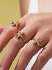 18K Gold-Plated Stainless Steel Star & Diamond Beach Vacation Jewelry - Fade Resistant