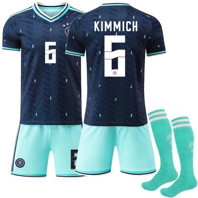 Soccer Uniform Set, Short Sleeve Football Jersey and Shorts Sportswear Kit for Training, Matches and Team Activities